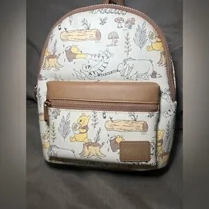 Disney | Bags | Disney Winnie The Pooh Backpack White Yellow  display picture 1